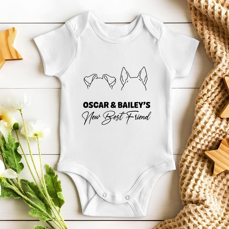 Dog Friend - Personalized Custom Baby Onesie