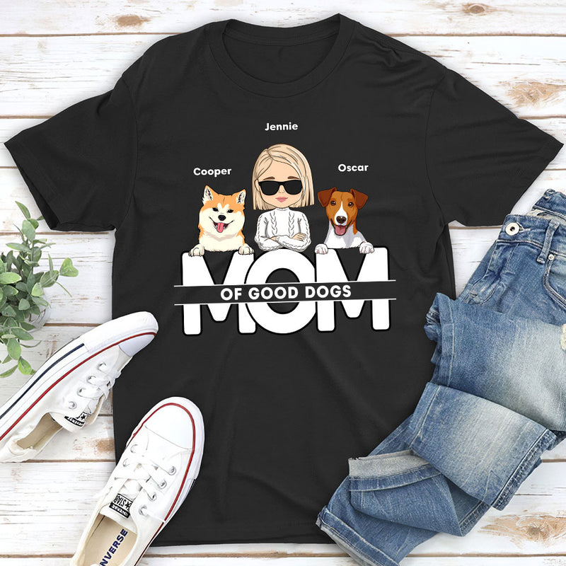 Dad Of Good Dogs - Personalized Custom Unisex T-shirt