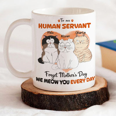 Meow You Every Day - Personalized Custom Coffee Mug