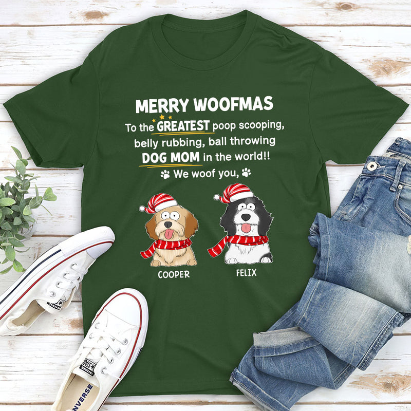 Greatest Woofmas - Personalized Custom Unisex T-shirt