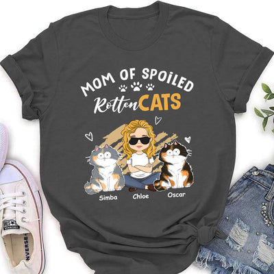 Spoiled Cats Funny - Personalized Custom Women's T-shirt