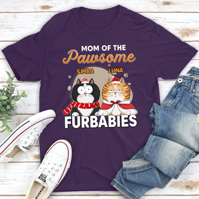 Dad Of Furbabies - Personalized Custom Unisex T-shirt