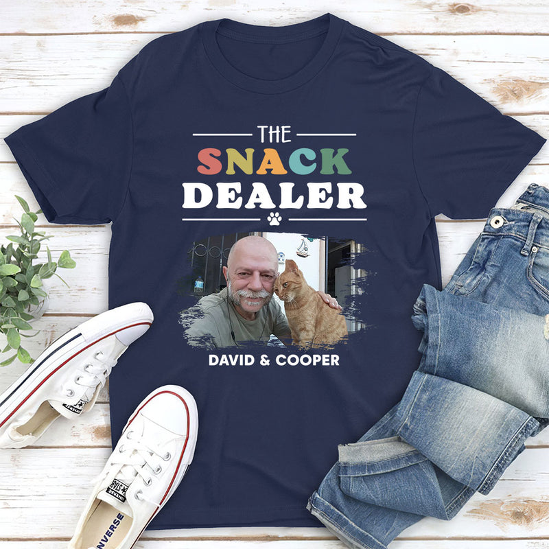 Pets Snack Dealer Photo - Personalized Custom Unisex T-shirt