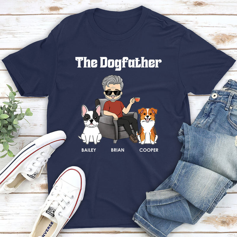 The Cartoon Dog Parents - Personalized Custom Unisex T-shirt