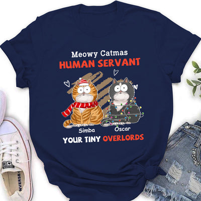 Meowy Catmas Servant - Personalized Custom Women's T-shirt