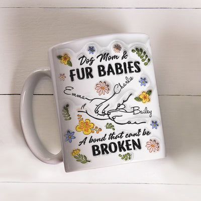 Paw In Hand - Personalized Custom 3D Inflated Effect Mug