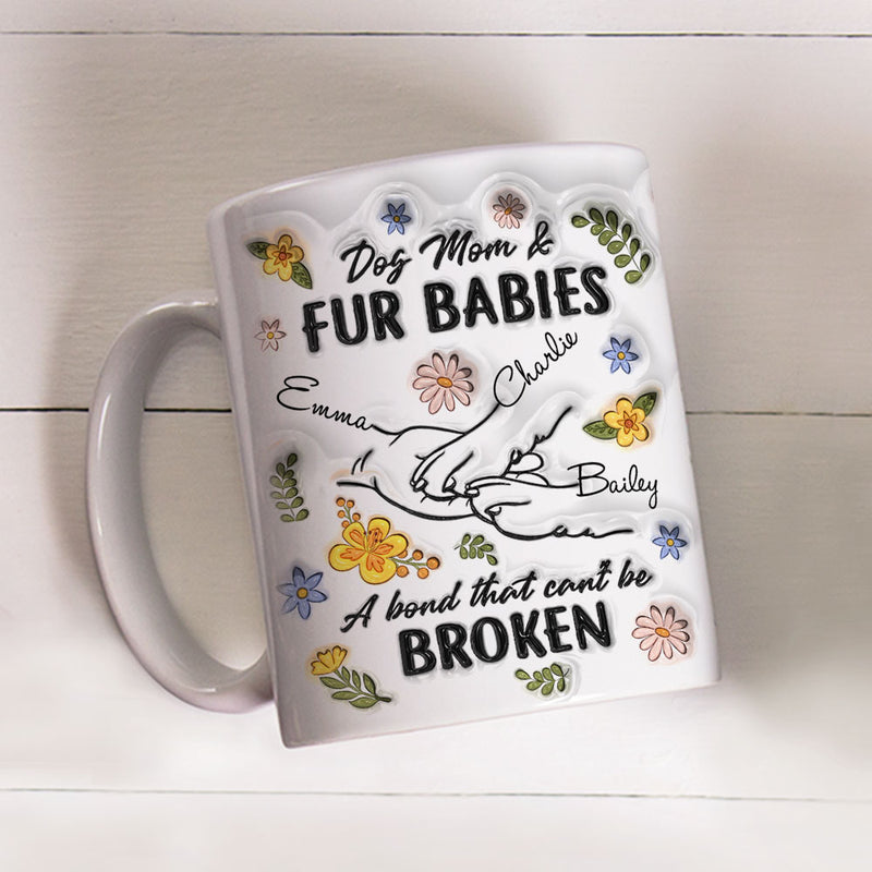 Paw In Hand - Personalized Custom 3D Inflated Effect Mug