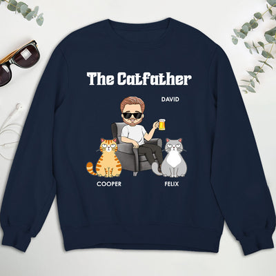 The Catfather - Personalized Custom Sweatshirt