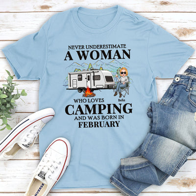 Monthly Camping - Personalized Custom Unisex T-shirt