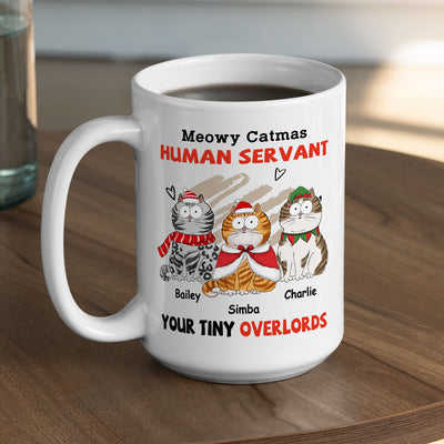 Meowy Catmas Servant - Personalized Custom Coffee Mug