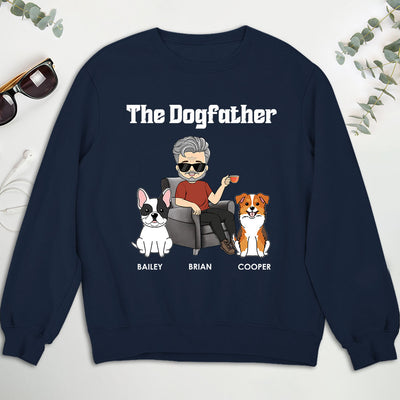 The Cartoon Dog Parents - Personalized Custom Sweatshirt