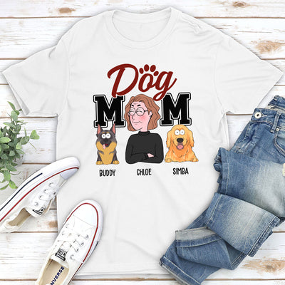 Mom Dad Cartoon - Personalized Custom Unisex T-shirt