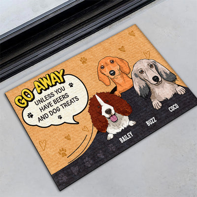 Go Away Unless You - Personalized Custom Doormat