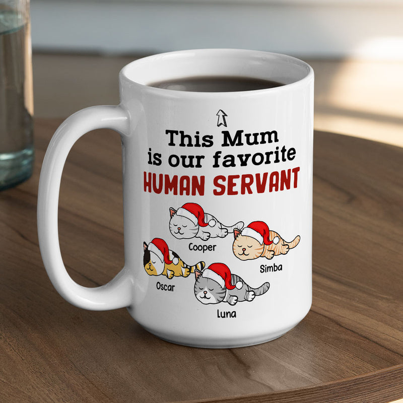 Human Servant Gift - Personalized Custom Coffee Mug