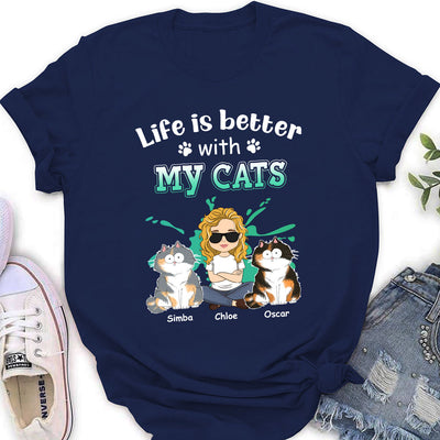 Life Is Better Funny - Personalized Custom Women's T-shirt