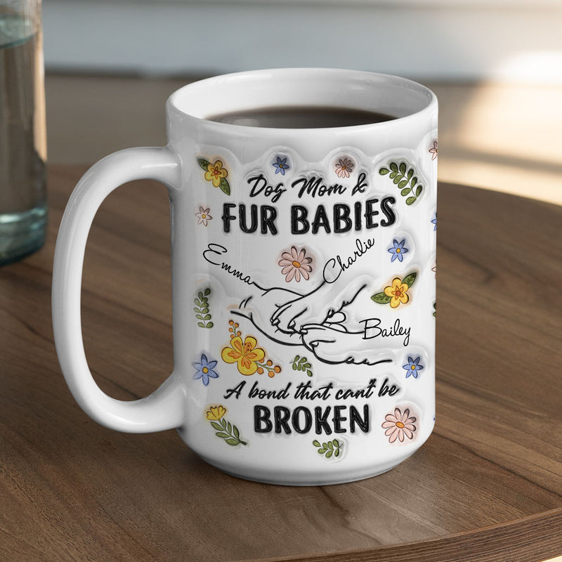 Paw In Hand - Personalized Custom 3D Inflated Effect Mug