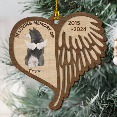 In Loving Memory - Personalized Custom 2-layered Wood Ornament