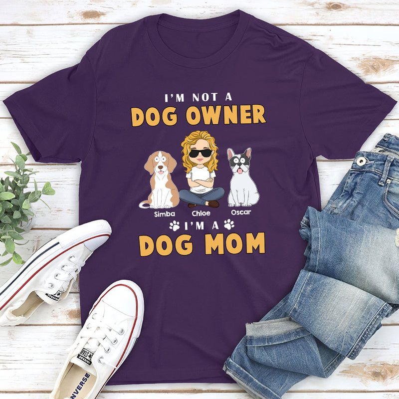 Dog Mom Funny - Personalized Custom Unisex T-shirt