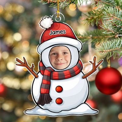 Lovely Snowman - Personalized Custom Acrylic Ornament