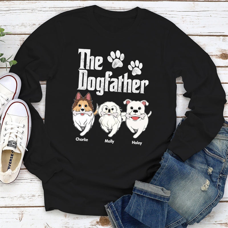 The Dog Parent - Personalized Custom Long Sleeve T-shirt