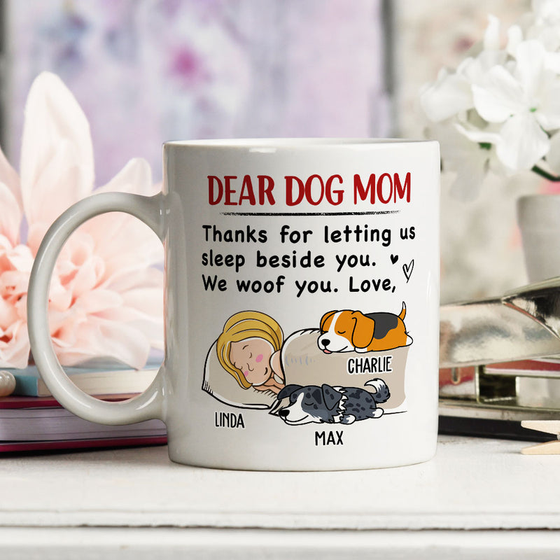 Sleep Beside You - Personalized Custom Coffee Mug