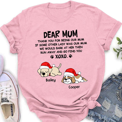 Dear Xoxo Sleeping - Personalized Custom Women's T-shirt