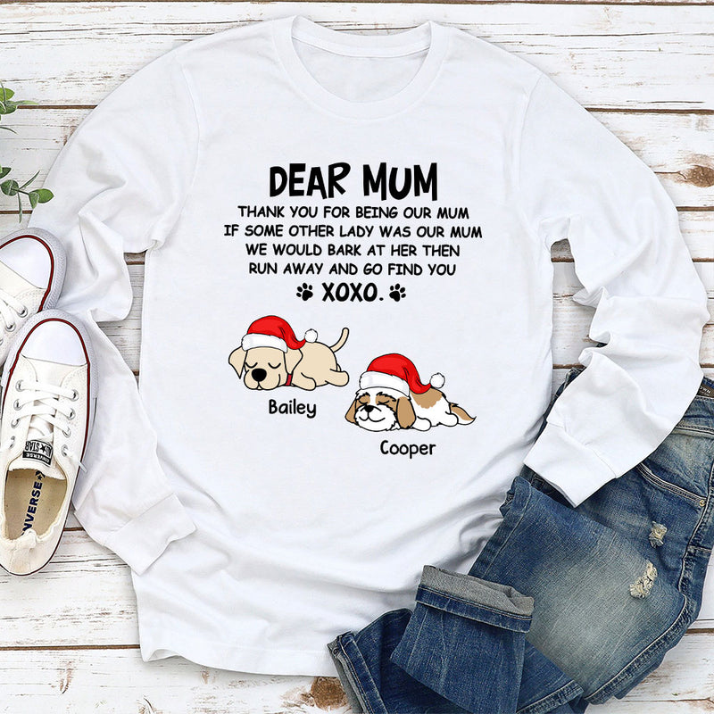 Dear Xoxo Sleeping - Personalized Custom Long Sleeve T-shirt