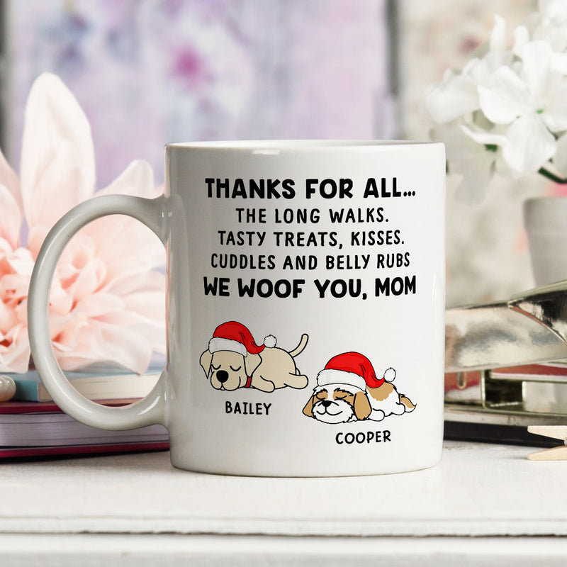 Dog Thanks All - Personalized Custom Coffee Mug