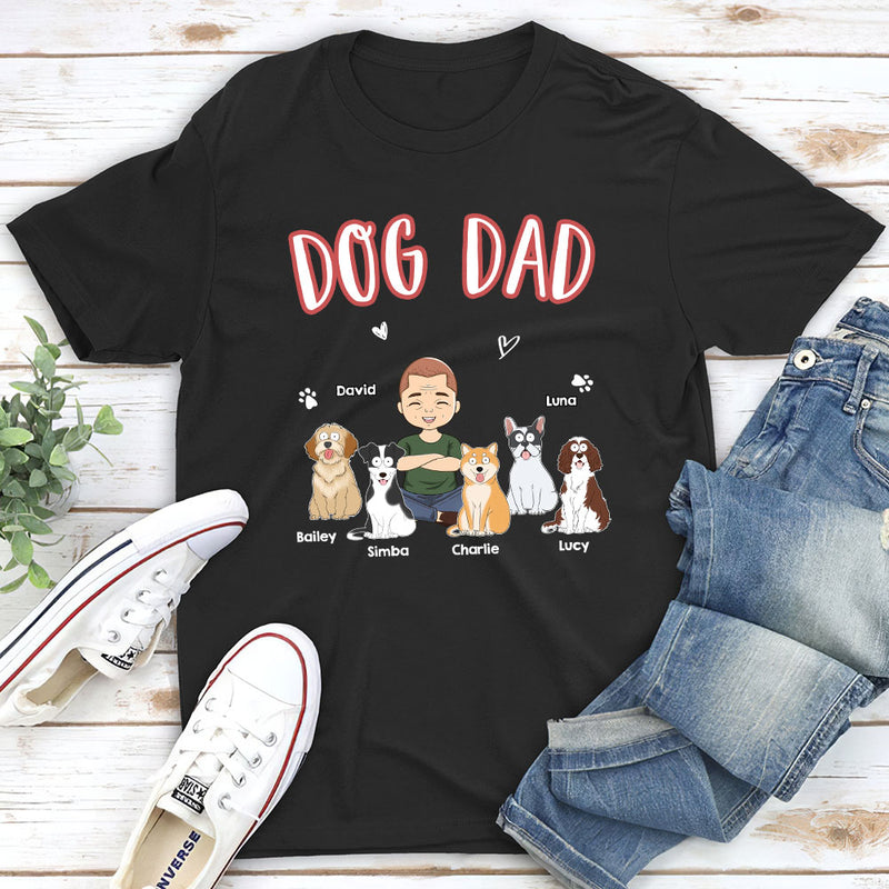 A Dog Mom - Personalized Custom Unisex T-shirt