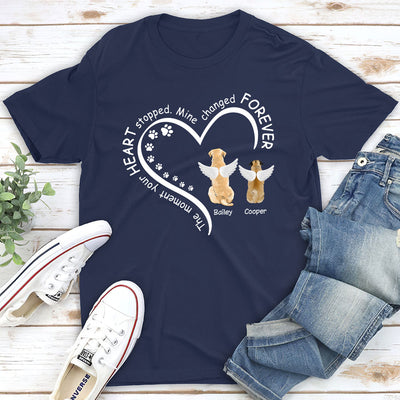 My Heart Changed Forever - Personalized Custom Unisex T-shirt