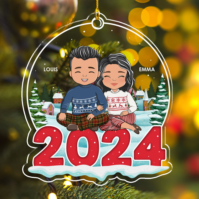 Couple 2024 - Personalized Custom Acrylic Ornament