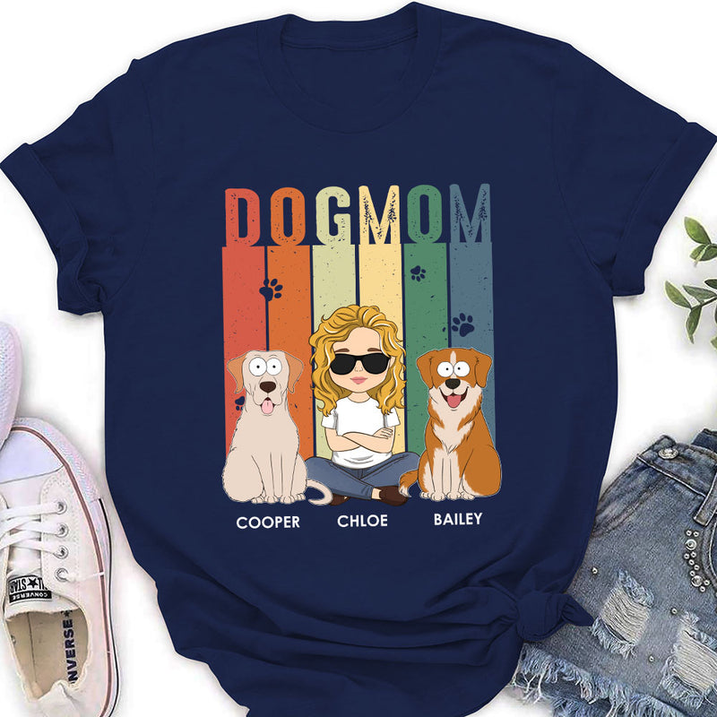 Super Dog Mom - Personalized Custom Women&