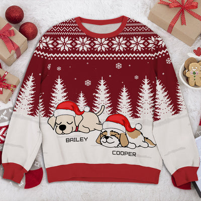 Christmas Dot Pet - Personalized Custom All-Over-Print Sweatshirt