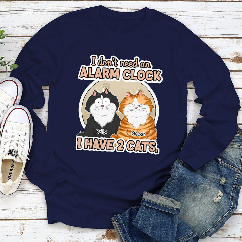 I Have A Cat - Personalized Custom Long Sleeve T-shirt