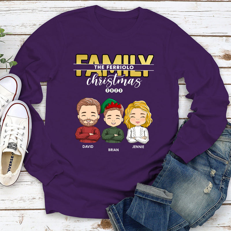 2023 Family - Personalized Custom Long Sleeve T-shirt