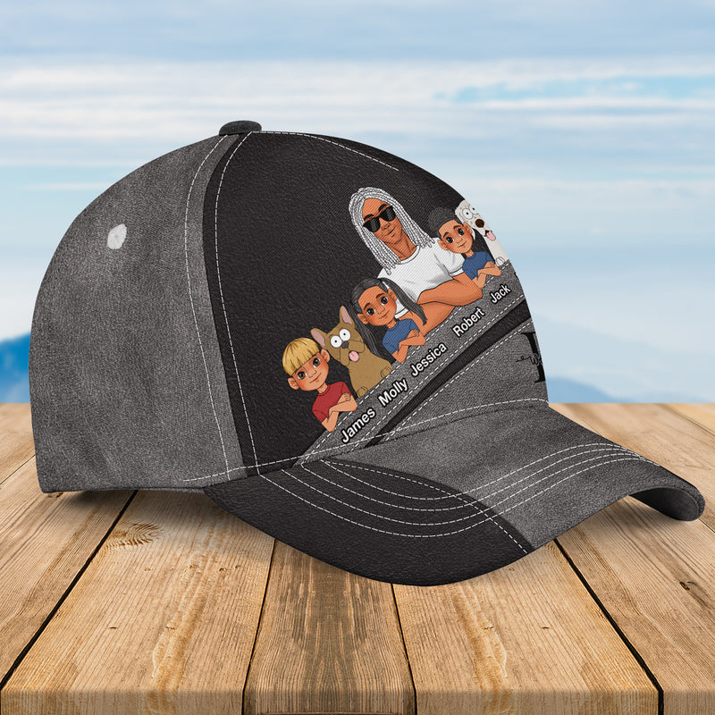 Dad We Love You - Personalized Custom Cap