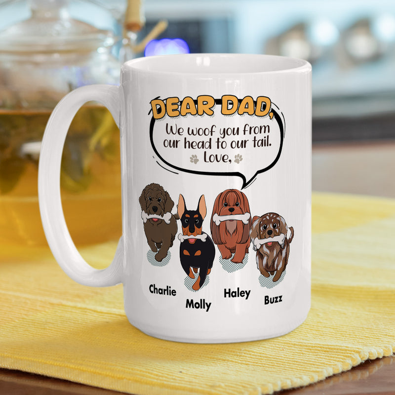 My Head To Tail - Personalized Custom Coffee Mug