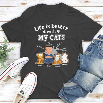 Life Is Better Funny - Personalized Custom Unisex T-shirt