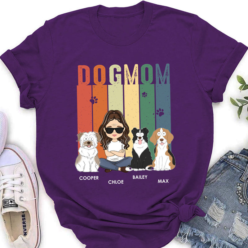 Super Dog Mom - Personalized Custom Women&