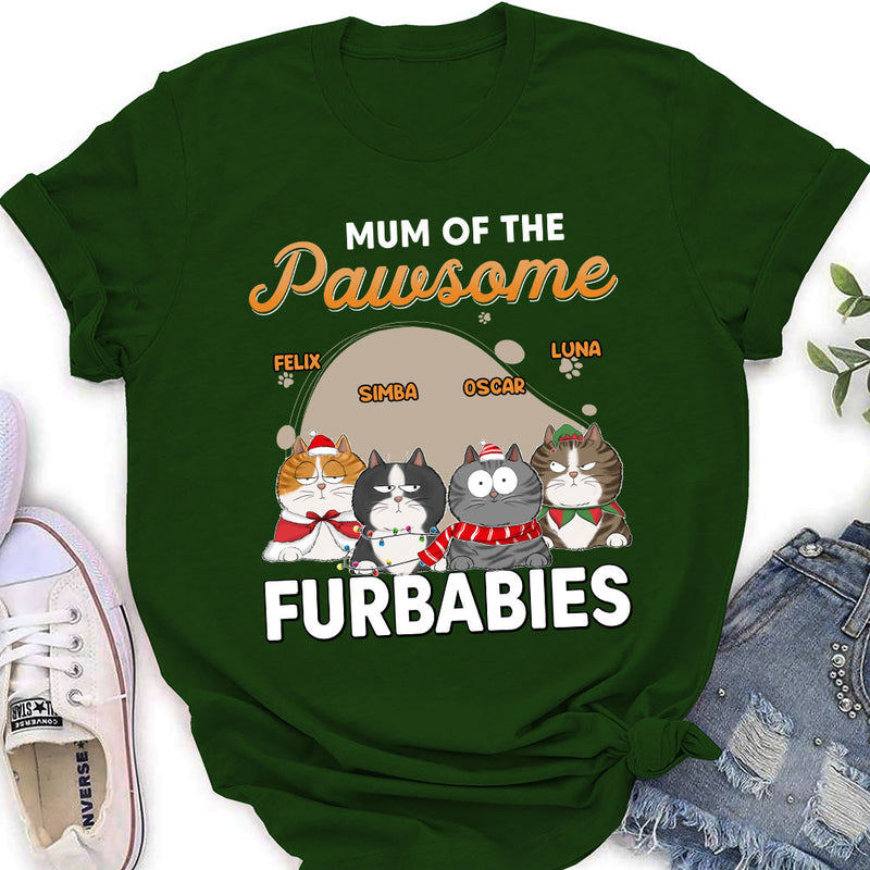 Dad Of Furbabies - Personalized Custom Women&
