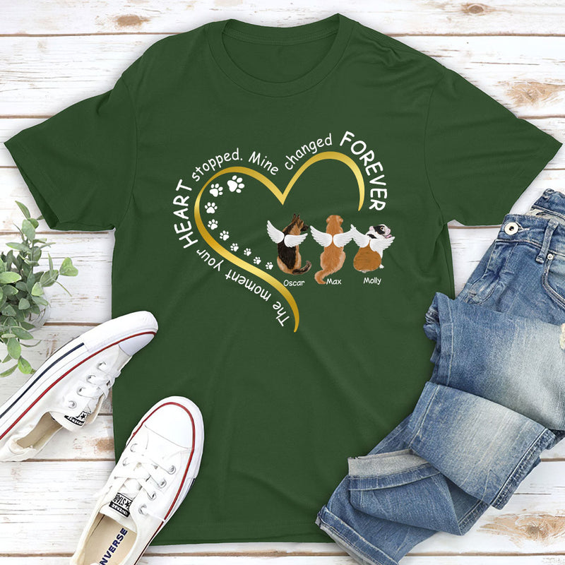 My Heart Changed Forever - Personalized Custom Unisex T-shirt