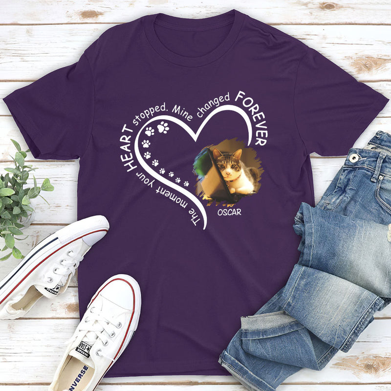 My Heart Changed Forever 2 - Personalized Custom Unisex T-shirt