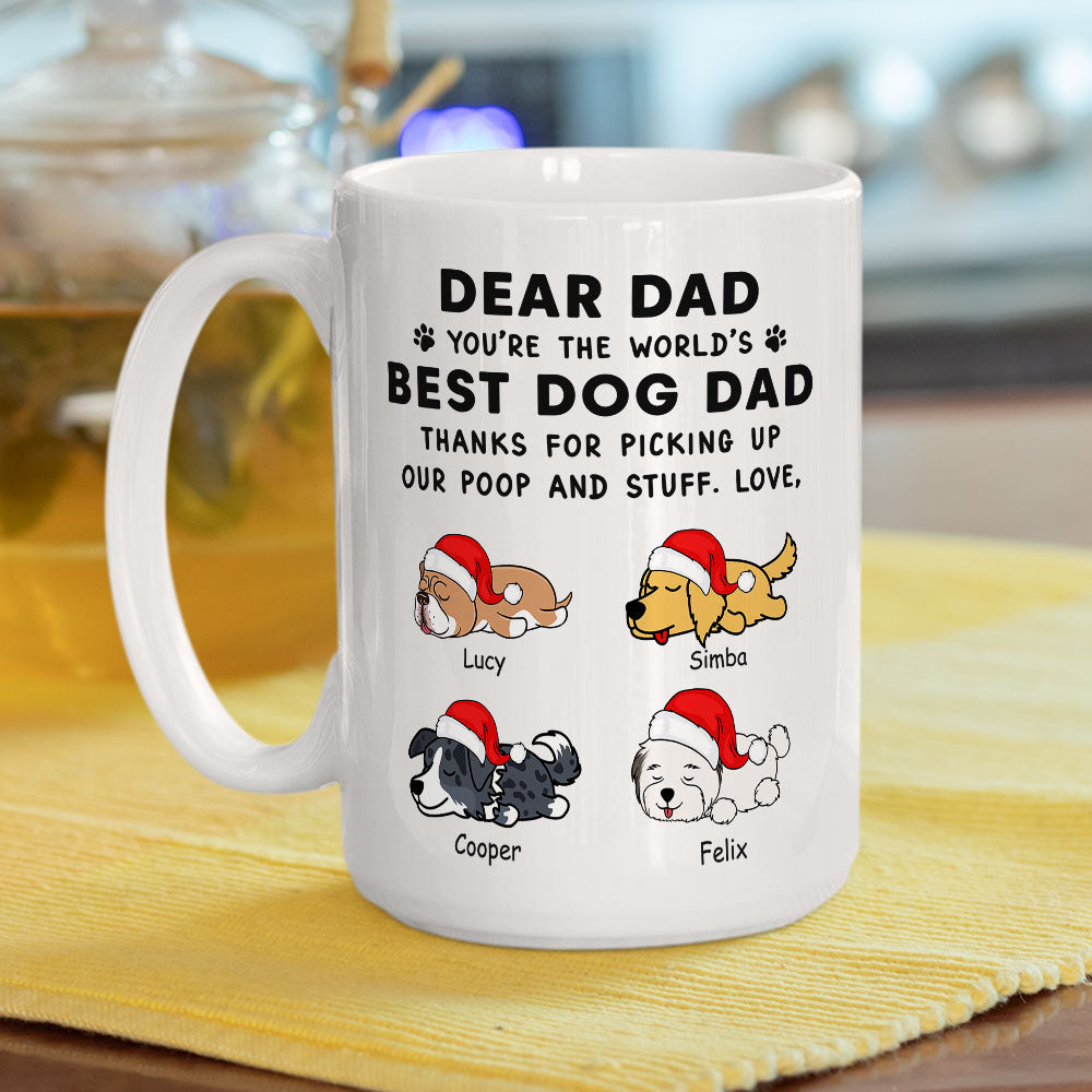 Dear daddy dog mug best sale