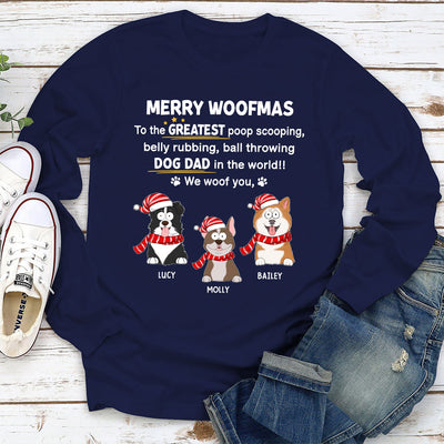 Greatest Woofmas - Personalized Custom Long Sleeve T-shirt