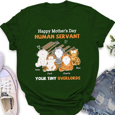 To My Human Servant Mom - Personalized Custom Women's T-shirt