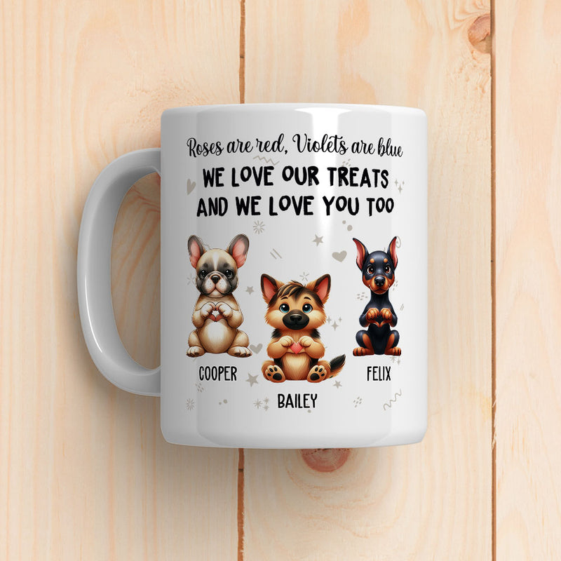 Love Treats Love You - Personalized Custom Coffee Mug