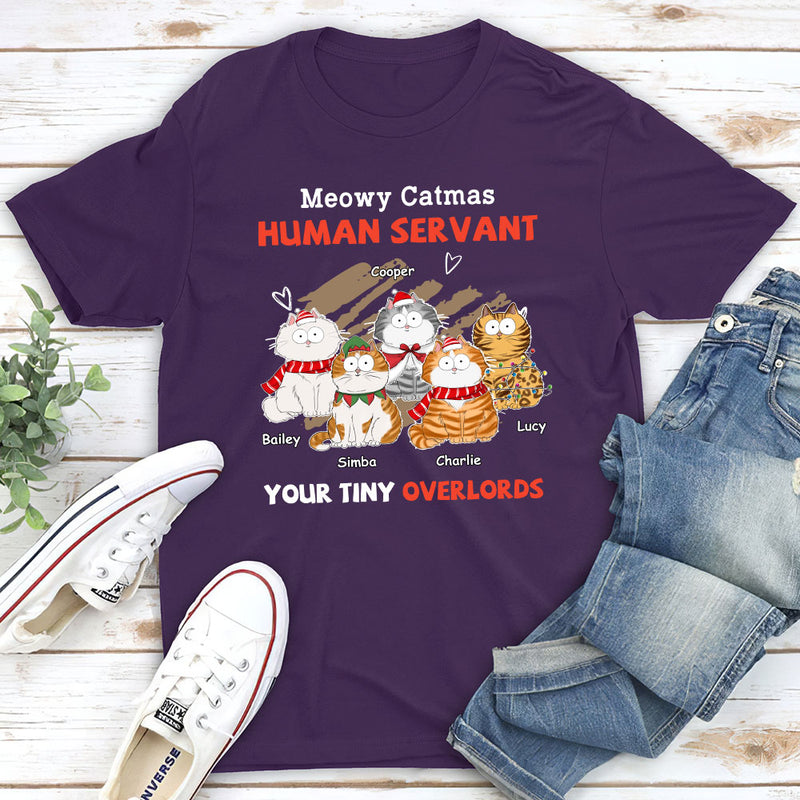 Meowy Catmas Servant - Personalized Custom Unisex T-shirt