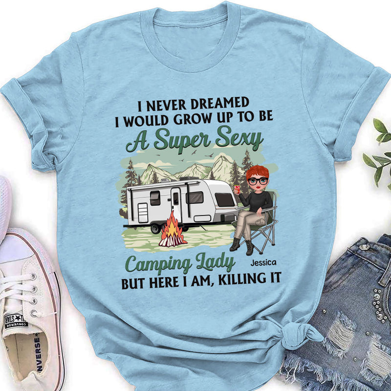 Camping Lady - Personalized Custom Women&