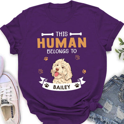 Human Belong To Us - Personalized Custom Women's T-shirt