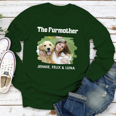 The Furparents Photo - Personalized Custom Long Sleeve T-shirt